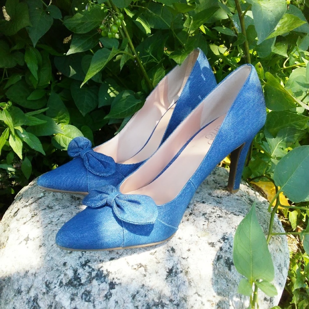 Franco Sarto Arabella Blue Denim 9 1/2"